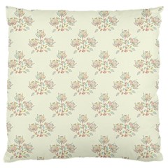 Seamless Floral Pattern Large Cushion Case (one Side) by TastefulDesigns