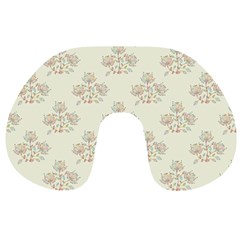 Seamless Floral Pattern Travel Neck Pillows by TastefulDesigns