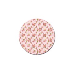 Beautiful Hand Drawn Flowers Pattern Golf Ball Marker by TastefulDesigns