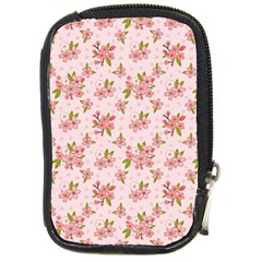 Beautiful Hand Drawn Flowers Pattern Compact Camera Cases by TastefulDesigns