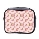 Beautiful hand drawn flowers pattern Mini Toiletries Bag 2-Side Front