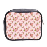 Beautiful hand drawn flowers pattern Mini Toiletries Bag 2-Side Back