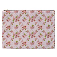 Beautiful Hand Drawn Flowers Pattern Cosmetic Bag (xxl)  by TastefulDesigns