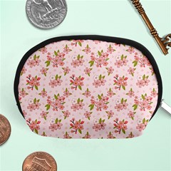 Beautiful Hand Drawn Flowers Pattern Accessory Pouches (medium)  by TastefulDesigns