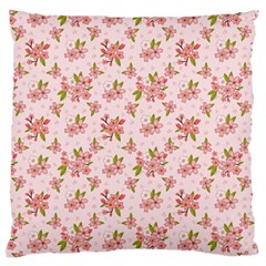 Beautiful Hand Drawn Flowers Pattern Standard Flano Cushion Case (two Sides) by TastefulDesigns