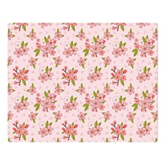 Beautiful Hand Drawn Flowers Pattern Double Sided Flano Blanket (large)  by TastefulDesigns