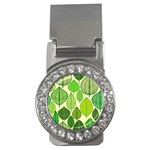 Leaves pattern design Money Clips (CZ)  Front