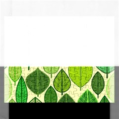 Leaves Pattern Design Rectangular Jigsaw Puzzl by TastefulDesigns