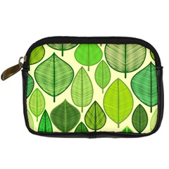 Leaves Pattern Design Digital Camera Cases by TastefulDesigns