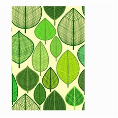 Leaves Pattern Design Large Garden Flag (two Sides) by TastefulDesigns