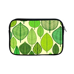 Leaves Pattern Design Apple Ipad Mini Zipper Cases by TastefulDesigns