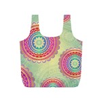 Abstract Geometric Wheels Pattern Full Print Recycle Bags (S)  Front