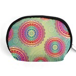 Abstract Geometric Wheels Pattern Accessory Pouches (Medium)  Front