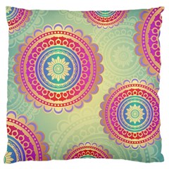 Abstract Geometric Wheels Pattern Standard Flano Cushion Case (two Sides)