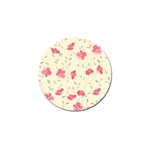 Seamless Flower Pattern Golf Ball Marker (4 pack) Front