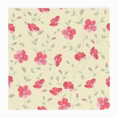 Seamless Flower Pattern Medium Glasses Cloth by TastefulDesigns