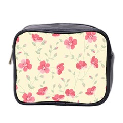 Seamless Flower Pattern Mini Toiletries Bag 2-side by TastefulDesigns