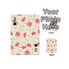 Seamless Flower Pattern Playing Cards 54 (mini)  by TastefulDesigns