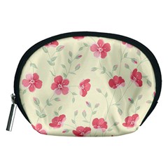 Seamless Flower Pattern Accessory Pouches (medium)  by TastefulDesigns