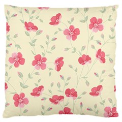 Seamless Flower Pattern Standard Flano Cushion Case (one Side) by TastefulDesigns