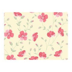 Seamless Flower Pattern Double Sided Flano Blanket (mini)  by TastefulDesigns