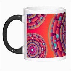 Pretty Floral Geometric Pattern Morph Mugs by LovelyDesigns4U