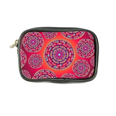 Pretty Floral Geometric Pattern Coin Purse