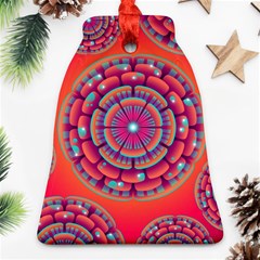 Pretty Floral Geometric Pattern Ornament (bell)