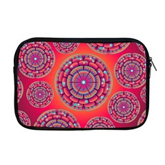 Pretty Floral Geometric Pattern Apple Macbook Pro 17  Zipper Case