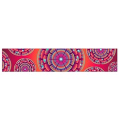 Pretty Floral Geometric Pattern Flano Scarf (small)