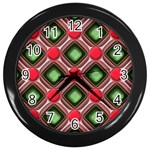 Gem Texture A Completely Seamless Tile Able Background Design Wall Clocks (Black) Front