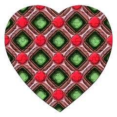 Gem Texture A Completely Seamless Tile Able Background Design Jigsaw Puzzle (heart) by Nexatart