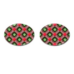 Gem Texture A Completely Seamless Tile Able Background Design Cufflinks (oval) by Nexatart