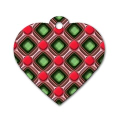 Gem Texture A Completely Seamless Tile Able Background Design Dog Tag Heart (one Side) by Nexatart