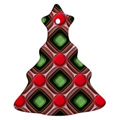 Gem Texture A Completely Seamless Tile Able Background Design Christmas Tree Ornament (two Sides) by Nexatart