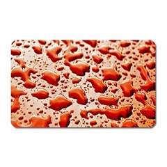 Water Drops Background Magnet (rectangular) by Nexatart