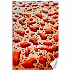 Water Drops Background Canvas 24  X 36  by Nexatart