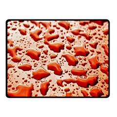 Water Drops Background Fleece Blanket (small) by Nexatart