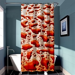 Water Drops Background Shower Curtain 36  X 72  (stall)  by Nexatart