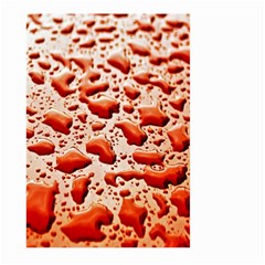 Water Drops Background Large Garden Flag (two Sides) by Nexatart