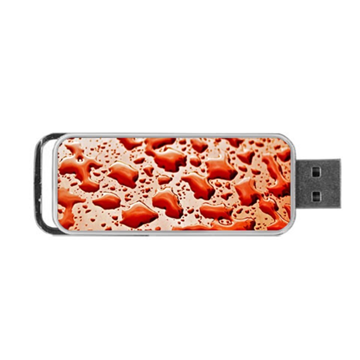 Water Drops Background Portable USB Flash (Two Sides)