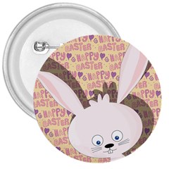 Easter Bunny  3  Buttons by Valentinaart