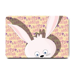 Easter Bunny  Small Doormat  by Valentinaart