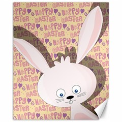 Easter Bunny  Canvas 11  X 14   by Valentinaart