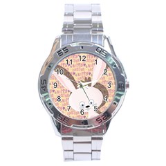 Easter Bunny  Stainless Steel Analogue Watch by Valentinaart