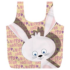 Easter Bunny  Full Print Recycle Bags (l)  by Valentinaart