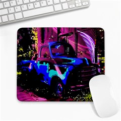 Abstract Artwork Of A Old Truck Large Mousepads by Nexatart