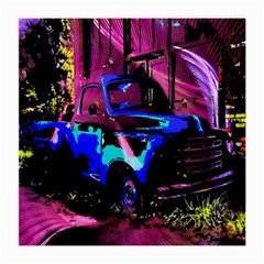 Abstract Artwork Of A Old Truck Medium Glasses Cloth (2-side) by Nexatart