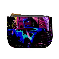 Abstract Artwork Of A Old Truck Mini Coin Purses by Nexatart