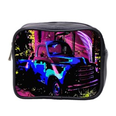 Abstract Artwork Of A Old Truck Mini Toiletries Bag 2-side by Nexatart